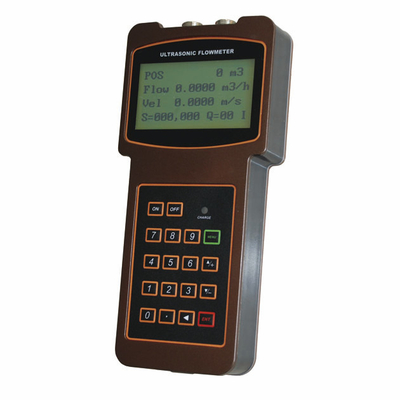 Draagbare Handbediende Ultrasone Stroommeter, klem-op Omvormer die Flowemeter tuf-2000H meten