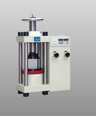 LCD Vertonings Hydraulische Druk het Testen Machine, Baksteen, de Sterktemeetapparaat miauw-Y2000S van het Steencement